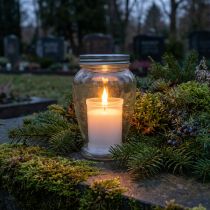 Artikel Navulkaarsen voor grafverlichting wit 22h H6,5cm 15st