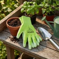 Artikel Kixx tuinhandschoenen lichtgroen, lime maat 10