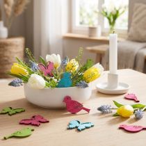 Artikel Scatter decoratie hout vogel vlinder assorti 2cm