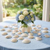 Artikel Schelpdecoratie Sint-Jakobsschelpen in naturel 3,5cm–4cm 300g