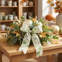 Artikel Cadeaulint pompoenlint herfstgroen 40mm 15m