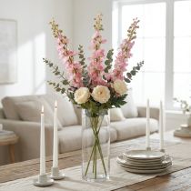 Artikel Delphinium delphinium kunstroze 82cm 3st