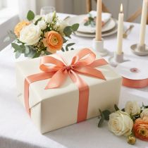 Artikel Cadeau- en decoratielint 8mm x 50m Abrikoos