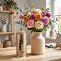 Artikel Spuitverf, lakspray, beige Montana Gold Latte Matt, 400ml