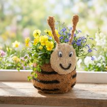 Artikel Bijenvormige plantenbak als decoratieve plantenmand voor een speels interieur, lente en zomer, 24 cm, 2 stuks