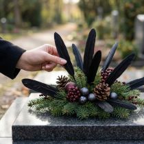 Artikel Zwarte Veren Decoratieve Ganzenveren Zwart 11-14cm 180 st