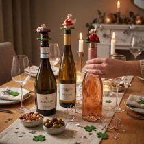 Artikel Wijnkurk champagnekurk wijnstopper gelukssymbolen 6,5cm 3 st