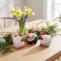 Artikel Decoratieve kippen Paasdecoratiefiguren kip 8,5 cm 3 st
