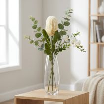 Artikel Kunstbloem Banksia Wit Crème Kunstmatige Exoten 64cm