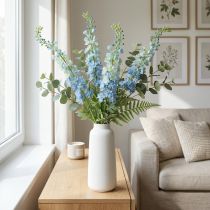 Artikel Kunst Ridderspoor Blauw Kunstbloem Delphinium 130cm