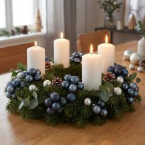 Artikel Decoratieve mini-balletjes in blauwtinten – feestelijk &amp; elegant 20mm 140st