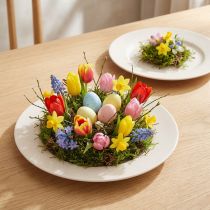 Artikel Ronde, eenvoudige bordjes voor decoratie en kleine arrangementen, 17 cm, 6 stuks