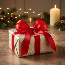 Artikel Cadeau- en decoratielint rood 15mm 50m