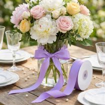 Artikel Cadeau- en decoratielint taft lila 40mm x 50m