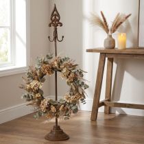 Artikel Kranshouder kransstandaard antiek roest look 4 haken 76cm