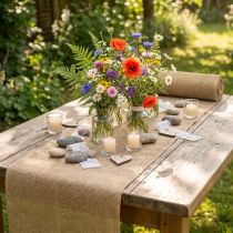 Artikel Jute stof natuur 140cm 10m