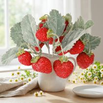 Artikel Kunstaardbeien, set van 6 - Een duurzaam decoratief item, 23 cm