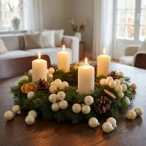 Artikel Mini kerstballen crème mix mat/glanzend Ø25mm 140st