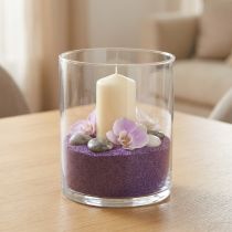 Artikel Kleur zand 0,5 mm aubergine 2 kg