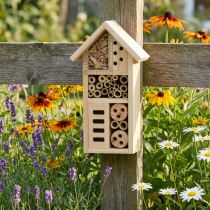 Artikel Insectenhotel natuurlijk insectenhuis hout 14cmx8cmx26cm