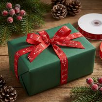 Artikel Cadeaulint Kerst Kerstlint Hohoho Rood 15mm 20m