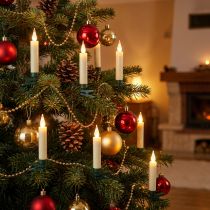 Artikel LED-boomkaarsen op batterij afstandsbediening Twinkle 10 LED H10cm