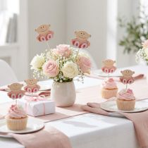 Artikel Stekker Baby 5cm L25cm Roze 20 st