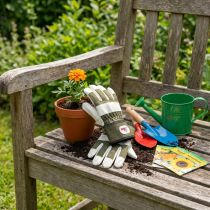 Artikel Kixx kinderhandschoenen maat 6 groen, wit