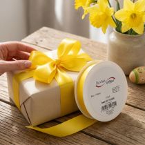 Artikel Cadeau- en decoratielint 25 mm x 50 m geel