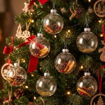 Artikel Kerstbol glas Ø4cm helder 24 st