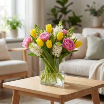 Artikel Glazen vaas glazen cilinder bloemenvaas glas decoratie H15cm Ø15cm