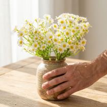 Artikel Kunstmatige kamille als boeket bloemen voor natuurlijke en onderhoudsvriendelijke decoratie, 28 cm, 3 stuks