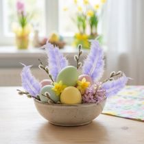 Artikel Paarse veren pluizig knutselmateriaal lente 5-10cm 20g