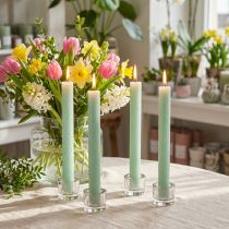 Artikel Taper Candles Effen Kleur Lichtgroen 34mm x 240mm 4 Stuks