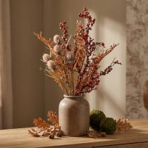 Artikel Kunstplanten herfstdecoratie distels bessen varen 65cm bos