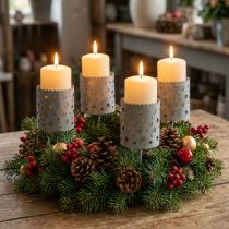 Artikel Kaarshouder voor het ophangen van adventskrans Ø6,5cm H14cm 4 st