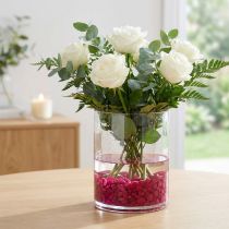 Artikel Decoratiestenen 9mm - 13mm fuchsia 2kg