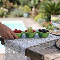 Artikel Tapas Set Watermeloen Dip Bowls Keramiek 8,5×28cm 1st