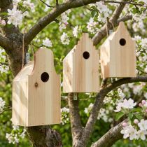 Artikel Vogelhuisje Houten Broedbak Pimpelmees Spar H22,5cm 3st