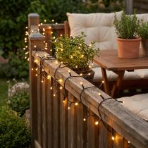 Artikel LED rijstlichtketting 80s 6m voor buiten warm wit