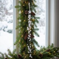 Artikel Sneeuwballenslinger Winterslinger Sneeuwvlokken Wit 72cm