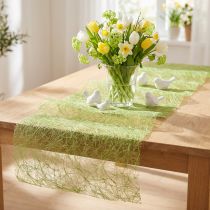 Artikel Deco fleece Sizoweb tafelloper grasgroen 30cm 5m