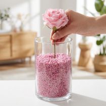 Artikel Decoratiekorrels roze sierstenen 2mm - 3mm 2kg