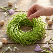 Artikel Decoratieve raffia voor het maken van natuurlijke raffia raffia appelgroen 200g