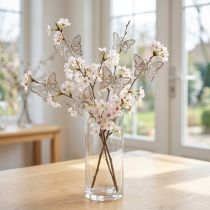 Artikel Decoratieve vlinders metaal hangdecoratie zilver 5cm 30 st