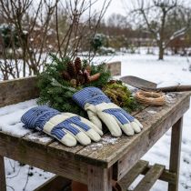 Artikel Kixx winterhandschoenen maat 10 blauw, beige