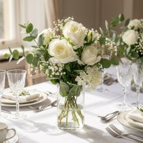 Artikel Rose wit 40cm