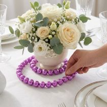 Artikel Decoratieve kralen Ø8mm paars 250 st