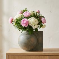 Artikel Decoratieve vaas keramiek antieklook bronsgrijs 30×20×24cm