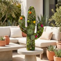 Artikel Cactusfiguur van bloemenfoam, zwart, 38 cm x 74 cm